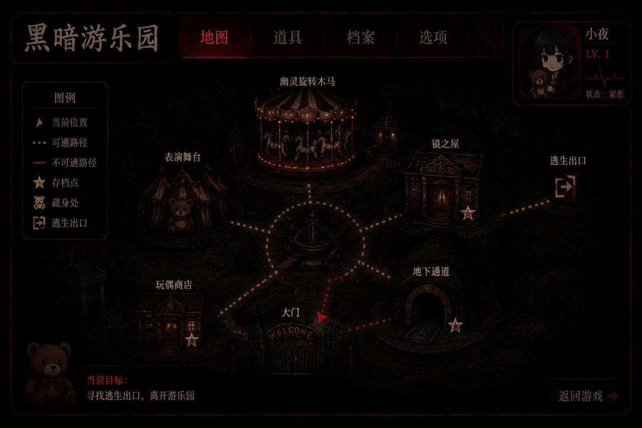 黑暗游乐园 安全点 画面