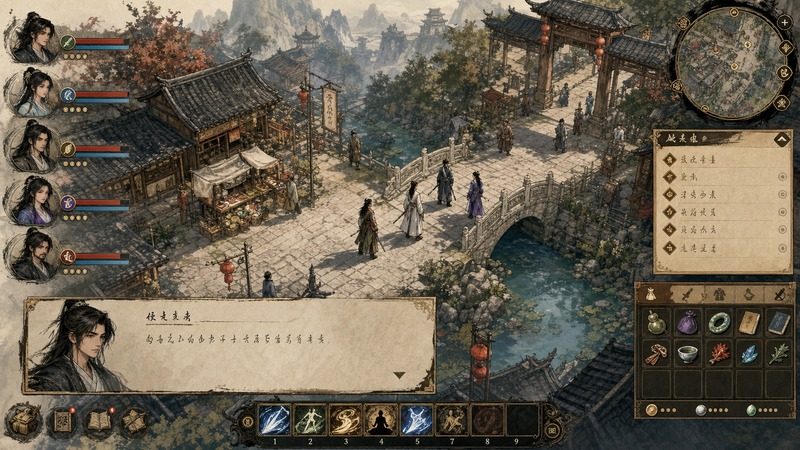金庸群侠传5爱与死仙狐MOD六周年 探索场景 内容截图 6