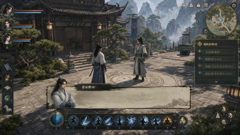 金庸群侠传5爱与死仙狐MOD六周年 实机画面 场景图 2