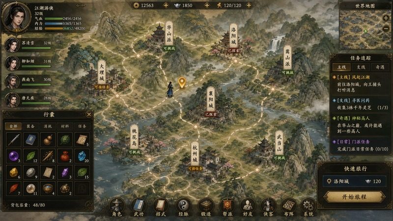 金庸群侠传5爱与死仙狐MOD六周年 金庸群侠传5 内容截图 8